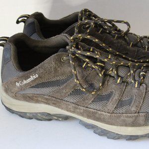 Columbia Trail Hiking Shoes Leather Suede Men's Size 12 Tan